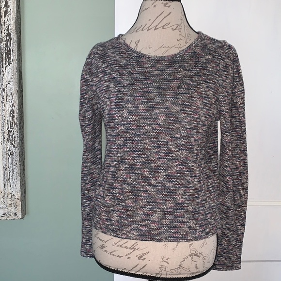 𝅺NWOT Madewell Multicolored Knit Top - Picture 3 of 14